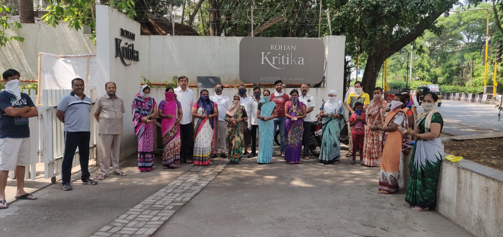 Standing with the poor and needy — community welfare and support that reaches beyond blood banking.