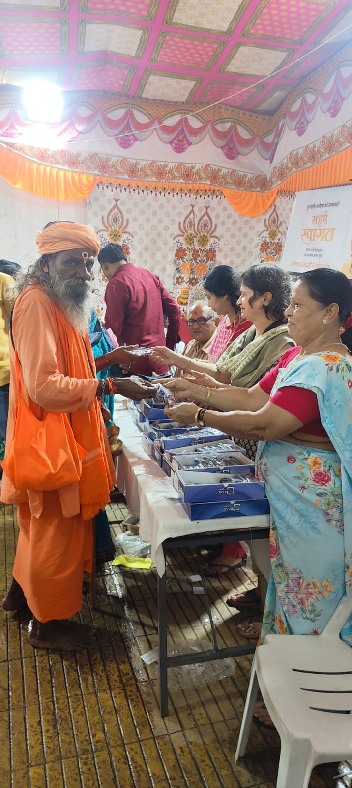Gifting free spectacles to those in need after their eye check-up — restoring clear sight at no cost.